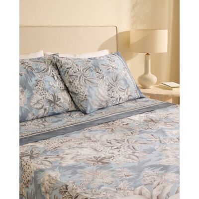 Bassetti Juego de sábanas algodón Boboli . (Cama 135 cm) Azul Bassetti Juego de sábanas algodón Boboli . (Cama 135 cm) Azul
