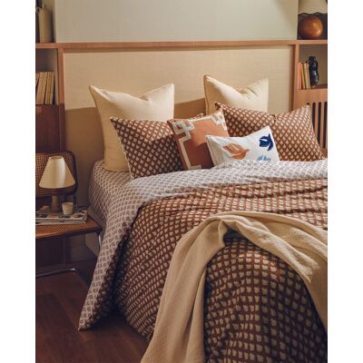 Olivier Desforges Funda nórdica algodón percal Cap Brun . (Cama 180 cm) Marrón Olivier Desforges Funda nórdica algodón percal Cap Brun . (Cama 180 cm) Marrón