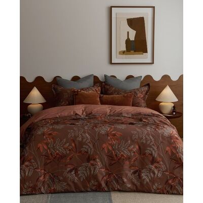 Olivier Desforges Funda nórdica reversible algodón satén Meaulnes . (Cama 150 cm) Multicolor Olivier Desforges Funda nórdica reversible algodón satén Meaulnes . (Cama 150 cm) Multicolor