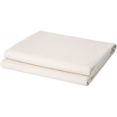 Lexington Funda nórdica rayas Oxford Básico. (Cama 90 cm) Beige Lexington Funda nórdica rayas Oxford Básico. (Cama 90 cm) Beige