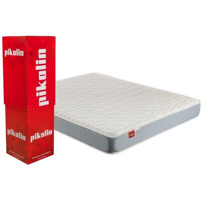 Pikolin Colchón enrollado Feroe de visco y espuma HR. (Cama 135 x 190 cm) Blanco / Azul Pikolin Colchón enrollado Feroe de visco y espuma HR. (Cama 135 x 190 cm) Blanco / Azul