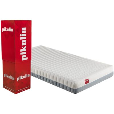 Pikolin Colchón enrollado infantil Hygienic Kids de visco y espuma HR. (Cama 90 x 190 cm) Blanco / Azul Pikolin Colchón enrollado infantil Hygienic Kids de visco y espuma HR. (Cama 90 x 190 cm) Blanco / Azul