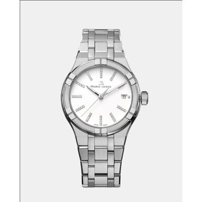 Maurice Lacroix Reloj de mujer Aikon AI1106SS0021501 de acero. Blanco Maurice Lacroix Reloj de mujer Aikon AI1106SS0021501 de acero. Blanco