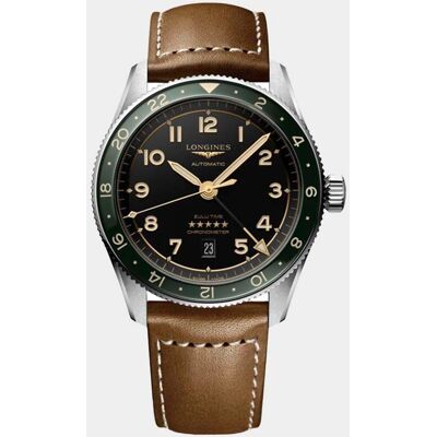 Longines Reloj de hombre Spirit L3.812.4.63.2 automátivco de piel beige. Negro Longines Reloj de hombre Spirit L3.812.4.63.2 automátivco de piel beige. Negro