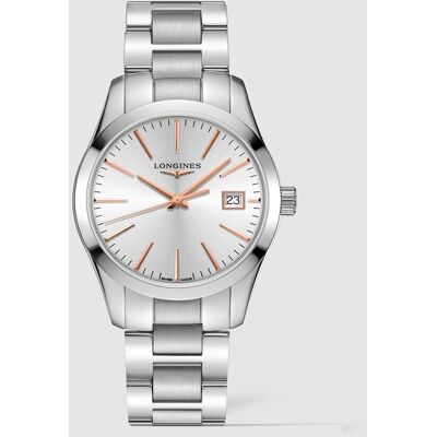 Longines Reloj de mujer Conquest Classic L2.386.4.72.6 de acero. Plateado Longines Reloj de mujer Conquest Classic L2.386.4.72.6 de acero. Plateado