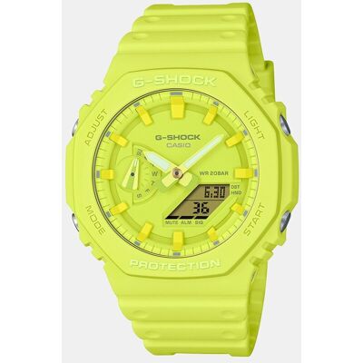 Casio Reloj GA-2100-9A9ER Tone on Tone Sostenible de resina amarillo. Amarillo Casio Reloj GA-2100-9A9ER Tone on Tone Sostenible de resina amarillo. Amarillo