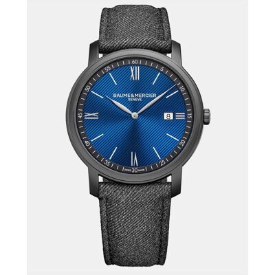 Baume & Mercier Baume & Mercier - Reloj de hombre Classima M0A10780 textil gris. Azul Baume & Mercier Baume & Mercier - Reloj de hombre Classima M0A10780 textil gris. Azul