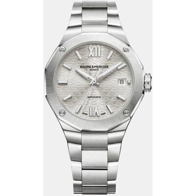 Baume & Mercier Baume & Mercier - Reloj de mujer Riviera M0A10615 automático de acero. Plata Baume & Mercier Baume & Mercier - Reloj de mujer Riviera M0A10615 automático de acero. Plata