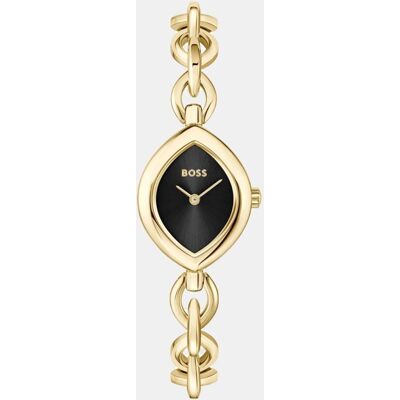 Boss Reloj de mujer Fiora 1502838 de acero dorado. Negro Boss Reloj de mujer Fiora 1502838 de acero dorado. Negro