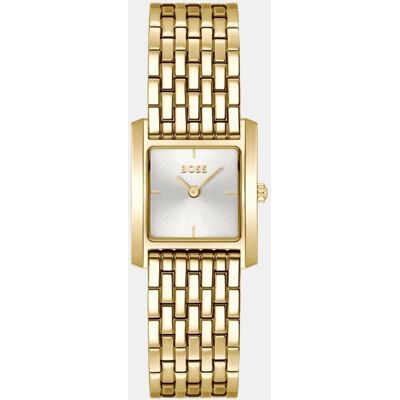 Boss Reloj de mujer Lucy Scala 1502845 de acero dorado. Blanco Boss Reloj de mujer Lucy Scala 1502845 de acero dorado. Blanco