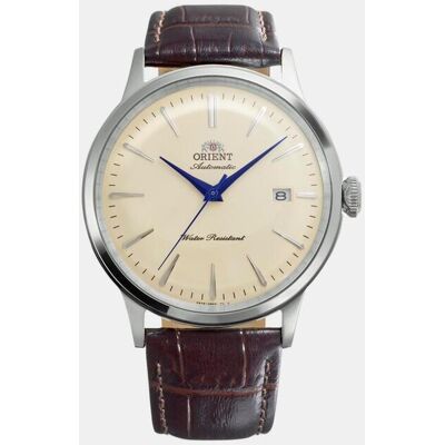 Orient Reloj de hombre Classic RA-AC0033Y30B Automático de piel. Crema Orient Reloj de hombre Classic RA-AC0033Y30B Automático de piel. Crema