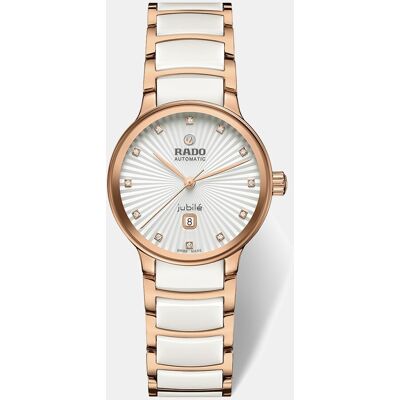 Rado Reloj de mujer Centrix Automatic R30019744 de cerámica acero. Blanco Rado Reloj de mujer Centrix Automatic R30019744 de cerámica acero. Blanco