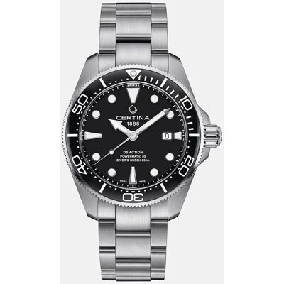 Certina Reloj de hombre Automático DS ACTION DIVER C0326071105100 de acero. Negro Certina Reloj de hombre Automático DS ACTION DIVER C0326071105100 de acero. Negro