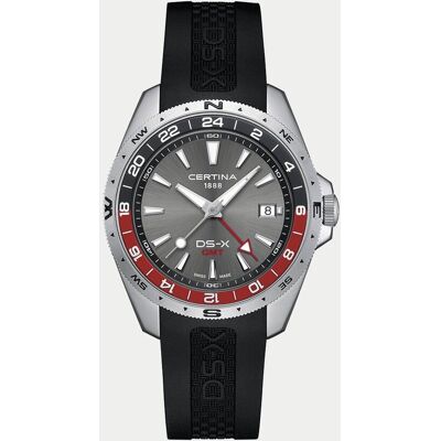Certina Reloj de hombre DS-X C0474521708101 de acero negro. Gris Certina Reloj de hombre DS-X C0474521708101 de acero negro. Gris