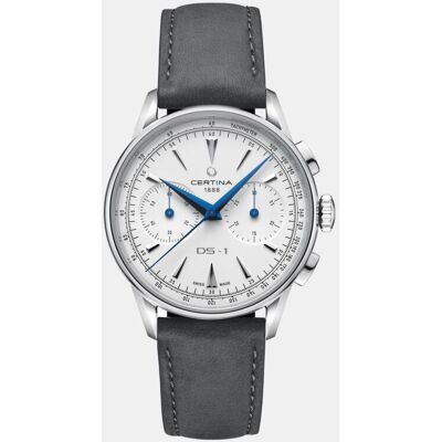 Certina Reloj de hombre Ds-1 Chrono C0294621601100 automático de piel. Blanco Certina Reloj de hombre Ds-1 Chrono C0294621601100 automático de piel. Blanco