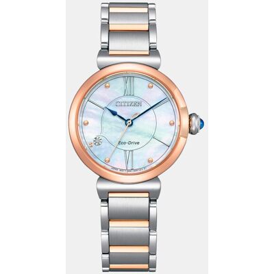 Citizen Reloj de mujer Lady EM1074-82D de acero bicolor. Plata Citizen Reloj de mujer Lady EM1074-82D de acero bicolor. Plata