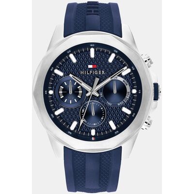 Tommy Hilfiger Reloj de hombre Lars 1710649 de silicona azul. Azul Tommy Hilfiger Reloj de hombre Lars 1710649 de silicona azul. Azul