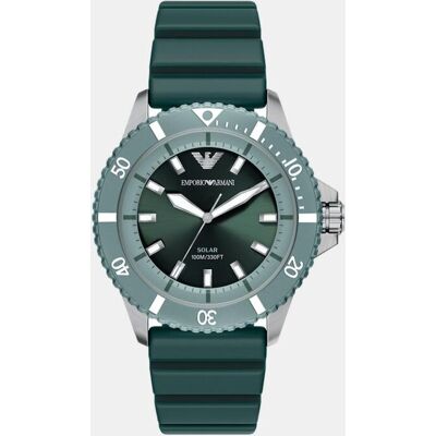 Giorgio Armani Reloj solar de hombre ar11785 cierre de hebilla. Verde Giorgio Armani Reloj solar de hombre ar11785 cierre de hebilla. Verde
