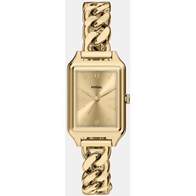 Fossil Reloj de mujer raquel de acero inoxidable con tres agujas. Dorado Fossil Reloj de mujer raquel de acero inoxidable con tres agujas. Dorado