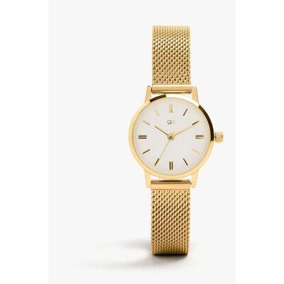 Parfois Reloj de mujer de acero inoxidable en liso. Dorado Parfois Reloj de mujer de acero inoxidable en liso. Dorado