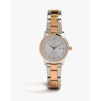 Parfois Reloj de mujer de acero inoxidable redondo en varios colores. Multicolor Parfois Reloj de mujer de acero inoxidable redondo en varios colores. Multicolor