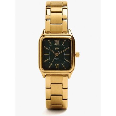 Parfois Reloj de mujer de acero inoxidable cuadrado en liso. Dorado Parfois Reloj de mujer de acero inoxidable cuadrado en liso. Dorado