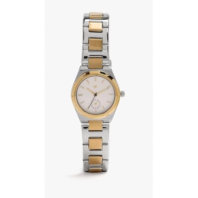 Parfois Reloj de mujer de acero inoxidable redondo. Multicolor Parfois Reloj de mujer de acero inoxidable redondo. Multicolor