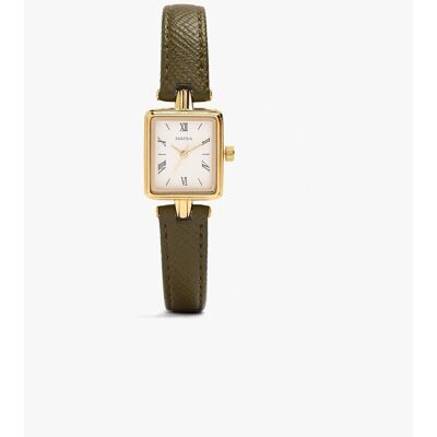 Parfois Reloj de mujer con cierre de hebilla en liso. Kaki Parfois Reloj de mujer con cierre de hebilla en liso. Kaki