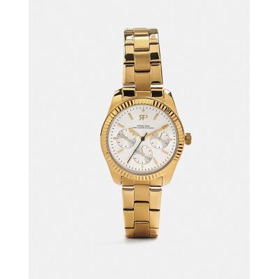 Parfois Reloj de mujer de acero inoxidable en liso. Dorado Parfois Reloj de mujer de acero inoxidable en liso. Dorado