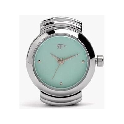 Parfois Reloj de mujer de acero inoxidable de anillo en liso. Plateado Parfois Reloj de mujer de acero inoxidable de anillo en liso. Plateado