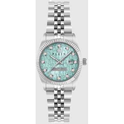 Philipp Plein Reloj de mujer new date superlative pwnfa0225 de acero y correa plateada-gris. Plata Philipp Plein Reloj de mujer new date superlative pwnfa0225 de acero y correa plateada-gris. Plata