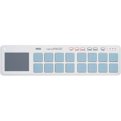 Korg Controlador de instrumento A Midi Nanopad 2. Blanco Korg Controlador de instrumento A Midi Nanopad 2. Blanco