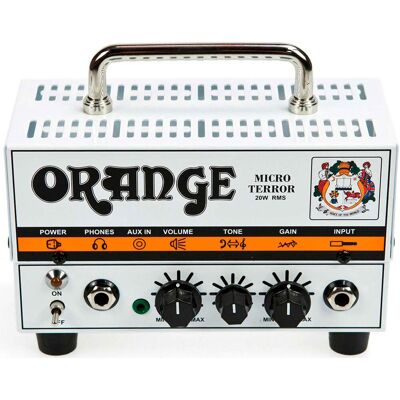 Orange Amplificador Cabezal para Guitarra Micro Terror. Blanco Orange Amplificador Cabezal para Guitarra Micro Terror. Blanco