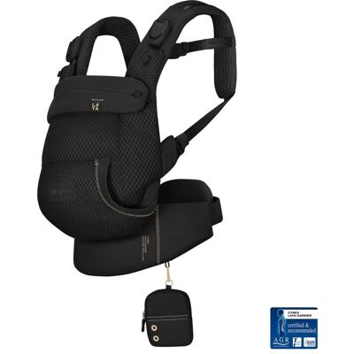 Cybex Mochila portabebés Laya carrier 3 posiciones. Negro niño Cybex Mochila portabebés Laya carrier 3 posiciones. Negro niño