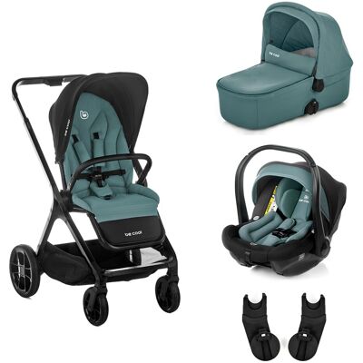 Be Cool Carrito de bebé Kombo con capazo Kombo y portabebé Travel Carrier.. Verde niño Be Cool Carrito de bebé Kombo con capazo Kombo y portabebé Travel Carrier.. Verde niño