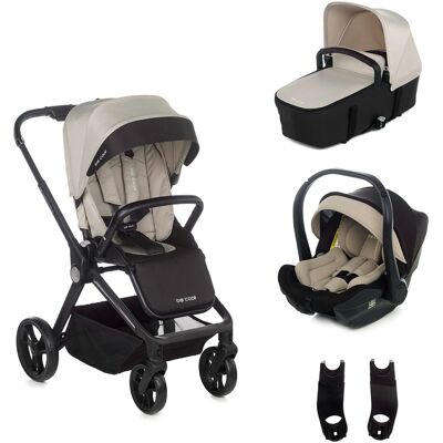 Be Cool Carro de bebé Stratos con capazo Stratos Cot y portabebé Travel Carrier 2025. Beige niño Be Cool Carro de bebé Stratos con capazo Stratos Cot y portabebé Travel Carrier 2025. Beige niño