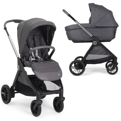 Chicco Carro de bebé Bellagio 2 piezas : silla paseo y capazo gran comfort. Gris oscuro niño Chicco Carro de bebé Bellagio 2 piezas : silla paseo y capazo gran comfort. Gris oscuro niño