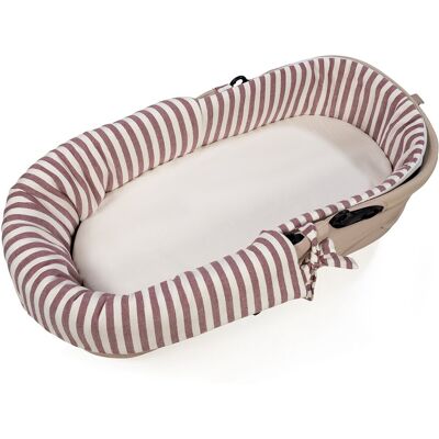 Pasito a pasito Cubre capazo dual + Sábana ajustable Cherry. (20 X 80 X 34 cm) Granate niño Pasito a pasito Cubre capazo dual + Sábana ajustable Cherry. (20 X 80 X 34 cm) Granate niño
