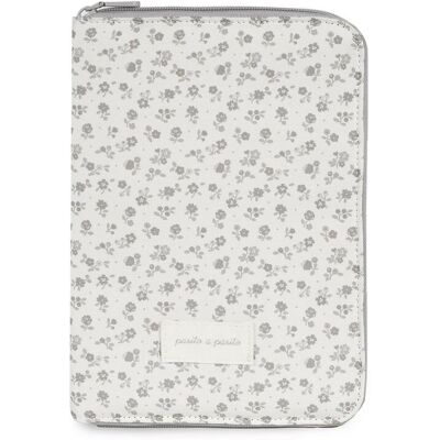 Pasito a pasito Portadocumentos Little Bloom Flor Gris. (25 X 18 X 2 cm) Gris claro niño Pasito a pasito Portadocumentos Little Bloom Flor Gris. (25 X 18 X 2 cm) Gris claro niño