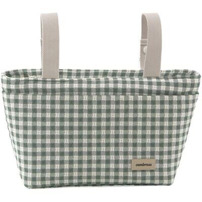 Cambrass Bolso para silla de paseo Textil. Verde metal niño Cambrass Bolso para silla de paseo Textil. Verde metal niño