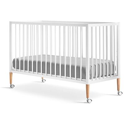 Cotinfant Cuna de madera montessori ( 120x60cm ) Tesori. Blanco niño Cotinfant Cuna de madera montessori ( 120x60cm ) Tesori. Blanco niño