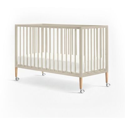 Cotinfant Cuna de madera montessori ( 120x60cm ) Tesori. (84 X 126 X 66 cm) Beige niño Cotinfant Cuna de madera montessori ( 120x60cm ) Tesori. (84 X 126 X 66 cm) Beige niño