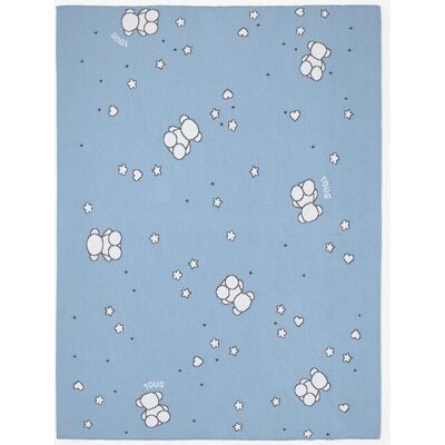 Tous Manta para mini cuna o cuna 78x104 cm Baby con estrellitas y osos Bold Bear. Azul Tous Manta para mini cuna o cuna 78x104 cm Baby con estrellitas y osos Bold Bear. Azul