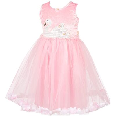 Vestido de tul con cisne para niñas 3-4 años Vestido de tul con cisne para niñas 3-4 años