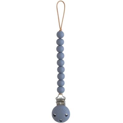 Mushie Pinza chupete silicona Halo. (21.5 X 1.5 X 1.5 Cm) Azul Cielo niño Mushie Pinza chupete silicona Halo. (21.5 X 1.5 X 1.5 Cm) Azul Cielo niño
