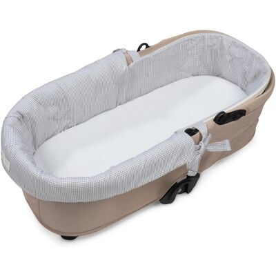 Pasito a pasito Cubre cuco dual +Sábana ajustable cuco Little Bloom Vichy Gris. (20 X 80 X 34 cm) Gris claro niño Pasito a pasito Cubre cuco dual +Sábana ajustable cuco Little Bloom Vichy Gris. (20 X 80 X 34 cm) Gris claro niño
