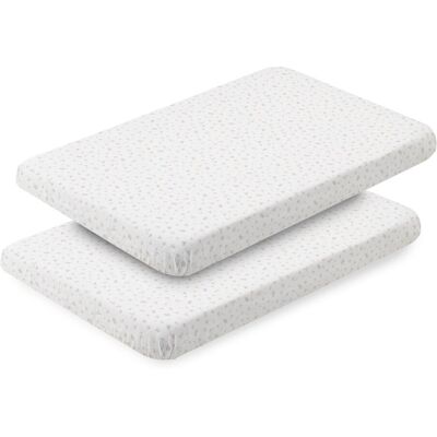 Cambrass Pack de 2 sábanas bajeras para minicuna (50x82x10 cm) Princess. Rosa claro niño Cambrass Pack de 2 sábanas bajeras para minicuna (50x82x10 cm) Princess. Rosa claro niño