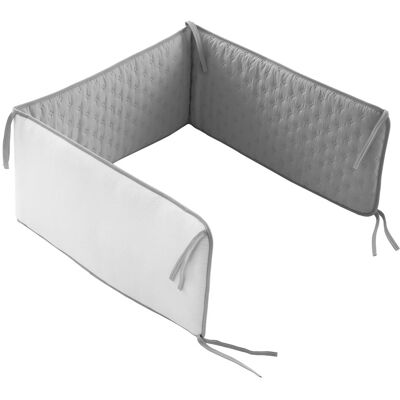 Cambrass Protector para cuna (60x120 cm) Supersoft. Gris perla niño Cambrass Protector para cuna (60x120 cm) Supersoft. Gris perla niño