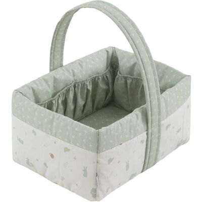 Cambrass Cesta Infantil Microprint. Verde claro niño Cambrass Cesta Infantil Microprint. Verde claro niño
