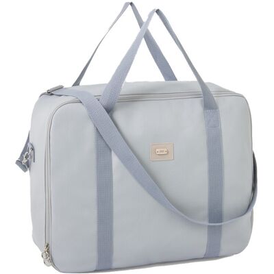PAZ Rodríguez Maleta colección Momo. Gris perla niño PAZ Rodríguez Maleta colección Momo. Gris perla niño